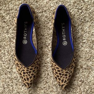 Rothy’s points.  Size 10.5.  Leopard Print.   Retired